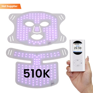 Led Mask Light Therapy Device Silicone Facial Skin Care Photon Rejuvenation Anti Acne Beauty Mask