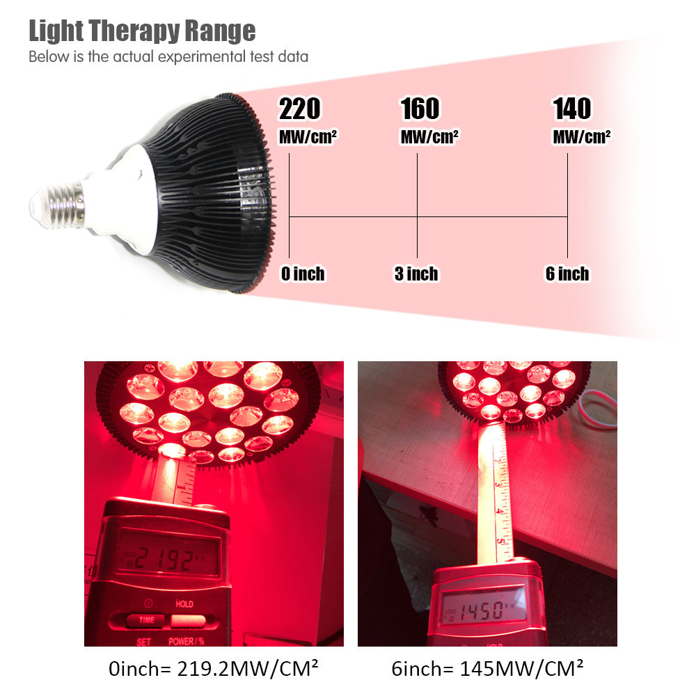 Led Red Light Therapy Lamp Infrared Light Therapy Device Beauty Skin Care Light