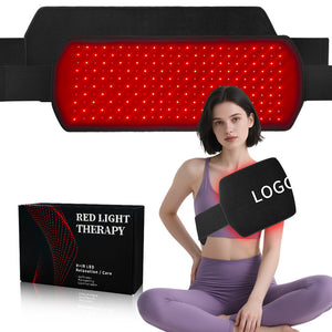 Led Red Light Therapy Belt Infrared Heating Waist Support Red Light Therapy Mat