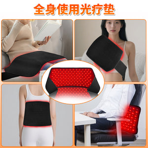 Led Red Light Therapy Belt Infrared Heating Waist Support Red Light Therapy Mat