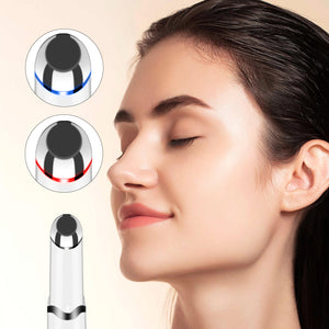Electric Eye Massager With Vibration Color Light Ions Heating Eye Cream Pen Beauty Eye Care Device