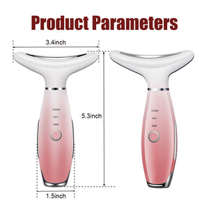 Face Neck Massager Vibration Lifting Skin Tightening Beauty Device Wrinkle Removal