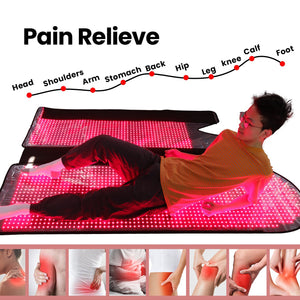 Red Light Therapy Mat Heating Pad Infrared Light Therapy Blanket Home Use Red Light Sleeping Bag