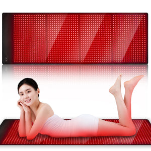 Red Light Therapy Mat Infrared Heating Pad Far Red Light Therapy Blanket Full Body Red Light Bed Pad