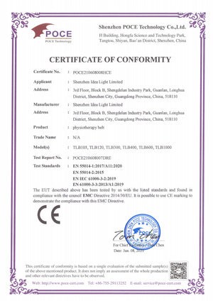 Red Light Therapy Device Portable Wraparound Led Near Infrared Light For Home Use
