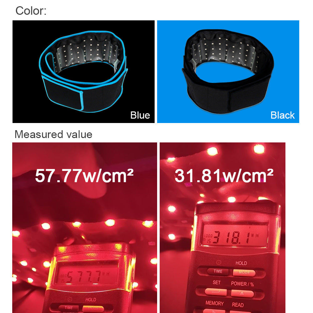 Custom Weight Loss Belt Led Red Light Therapy Belt Heating Belt Pulse Massage Belt