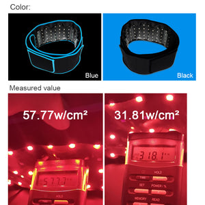 Custom Weight Loss Belt Led Red Light Therapy Belt Heating Belt Pulse Massage Belt