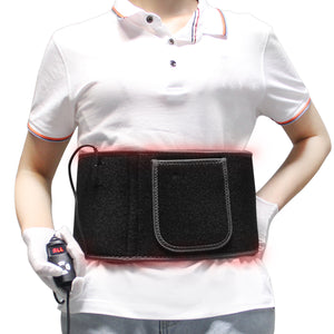 Led Red Light Therapy Belt Usb Heating Weight Loss Waist Support Massage Infrared Belt