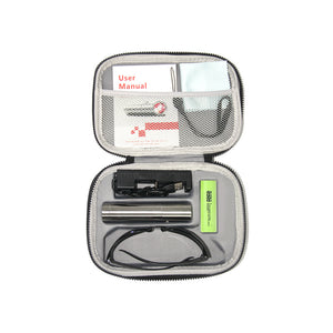 Portable Usb Rechargeable Red Light Flashlight Aluminum Alloy Led Flashlight With Goggles