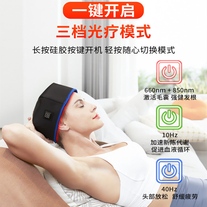 Infrared Light Therapy Cap Red Light Hair Growth Device Adjustable Three Modes Pcba