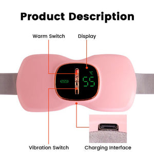 Warm Belly Belt Gift Set Heating Massager For Menstrual Pain Relief