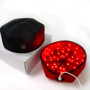 Led Infrared Light Therapy Cap Red Light 660Nm Photon Cap Pulse Three Level Adjustable Red Light Therapy Cap Hair Care Cap