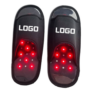 Led Red Light Infrared Therapy Slippers Portable Timer Foot Care Light Therapy Slippers