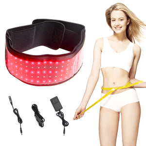 660nm 850nm Red Light Therapy Belt For Pain Relief Weight Loss Infrared Beauty Salon Pulse Treatment Device