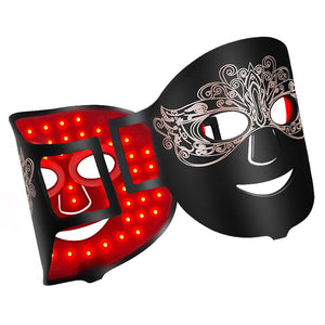 Led Photon Rejuvenation Silicone Mask Red Blue Light Therapy Facial Device Infrared Multi Color Light Beauty Mask