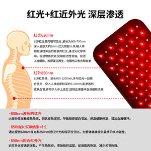 60 Led Red Light Therapy Belt Usb Rechargeable Multi Area Wearable Infrared Light Belt For Pain Relief