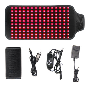 Led Red Light Therapy Belt Infrared Heating Massager For Waist Pain Relief