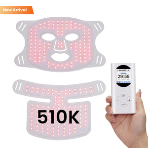 Fda 510k Silicone Photon Rejuvenation Face Mask Red Light Blue Light Led Facial Therapy Device For Home Use