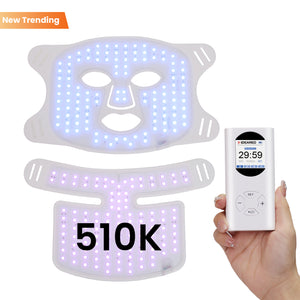 Led Mask Light Therapy Device Silicone Facial Skin Care Photon Rejuvenation Anti Acne Beauty Mask
