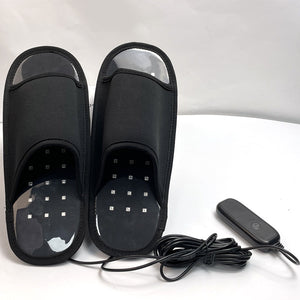 Led Red Light Infrared Therapy Slippers Portable Timer Foot Care Light Therapy Slippers