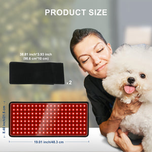 Pet Red Light Infrared Therapy Device For Back Belly Thigh Leg Injury Recovery Bone Healing Portable Timer