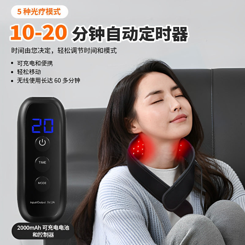 Red Light Therapy Neck Massager Heating Pad For Pain Relief Neck Wrist Beauty Care