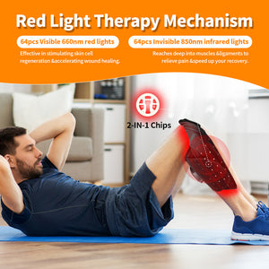 Red Light Therapy Shoes Infrared Foot Ankle Wrist Knee Elbow Support Sports Recovery