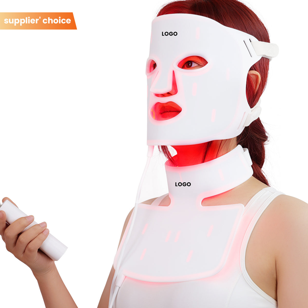Led Mask Light Therapy Device Silicone Facial Skin Care Photon Rejuvenation Anti Acne Beauty Mask