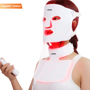 Led Mask Light Therapy Device Silicone Facial Skin Care Photon Rejuvenation Anti Acne Beauty Mask