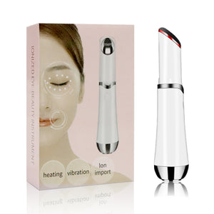 Electric Eye Massager With Vibration Color Light Ions Heating Eye Cream Pen Beauty Eye Care Device