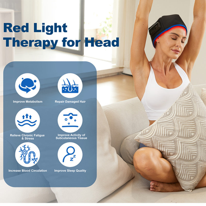 Red Light Therapy Hair Growth Cap Infrared Hair Growth Helmet Hair Regrowth Device