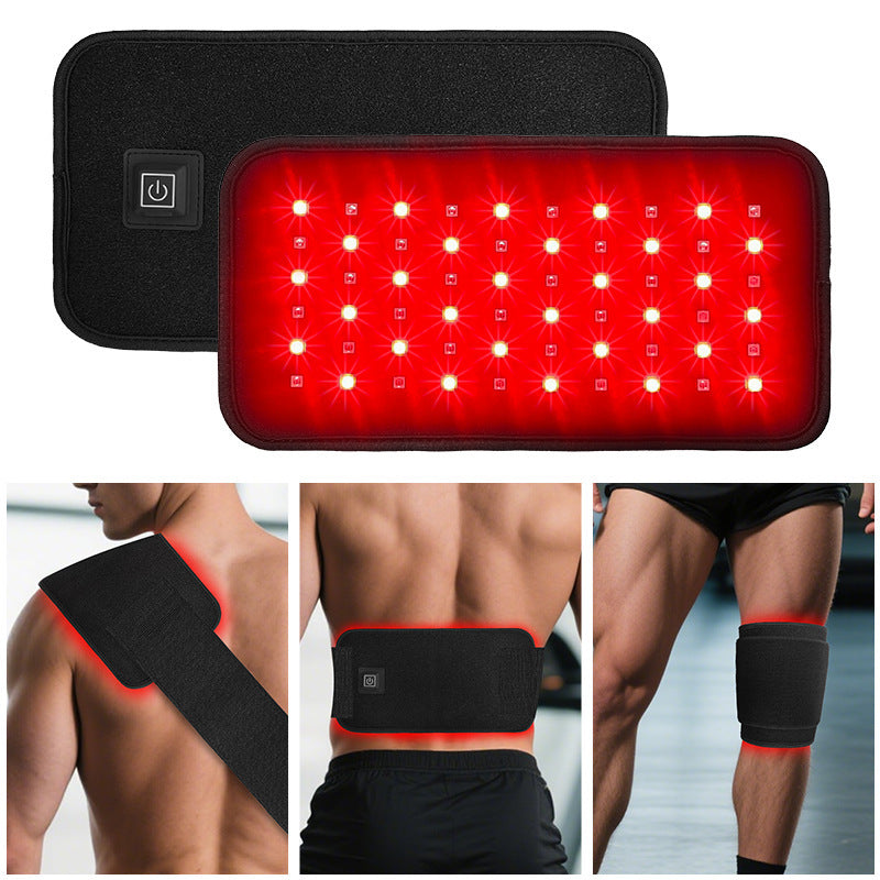 60 Led Red Light Therapy Belt Usb Rechargeable Multi Area Wearable Infrared Light Belt For Pain Relief