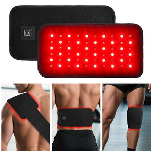 60 Led Red Light Therapy Belt Usb Rechargeable Multi Area Wearable Infrared Light Belt For Pain Relief