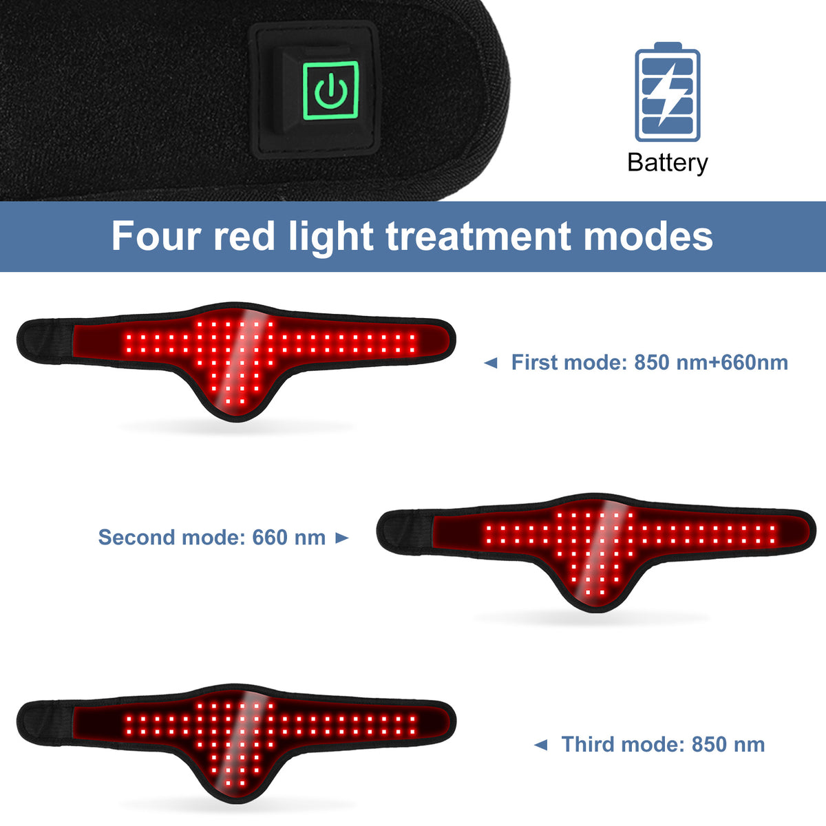 Portable Pet Therapy Device Timer Recovery Small Animal Abdomen Buttocks Back Leg Burns Scalds Bites