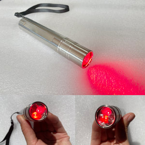 9W Led Infrared Adjustable Therapy Beauty Pen Rechargeable Portable Red Light Therapy Flashlight Usb