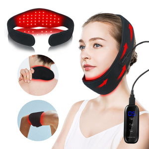 Led Red Light Therapy Neck Massager With Heat Infrared Cervical Relief Neck Belt