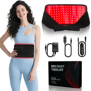 Led Red Light Therapy Belt Red Light Therapy Pad Infrared Therapy Device Pulse Red Light Therapy Belt