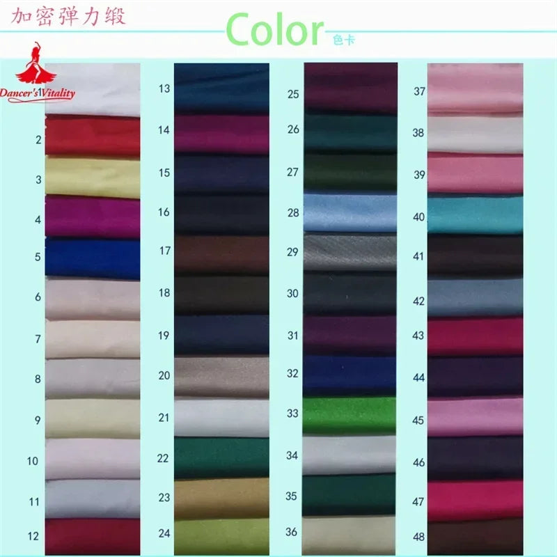 Women's Silver Sequin Beaded Cutout Fringe Satin Belly Dance Dress with Sheer Cape