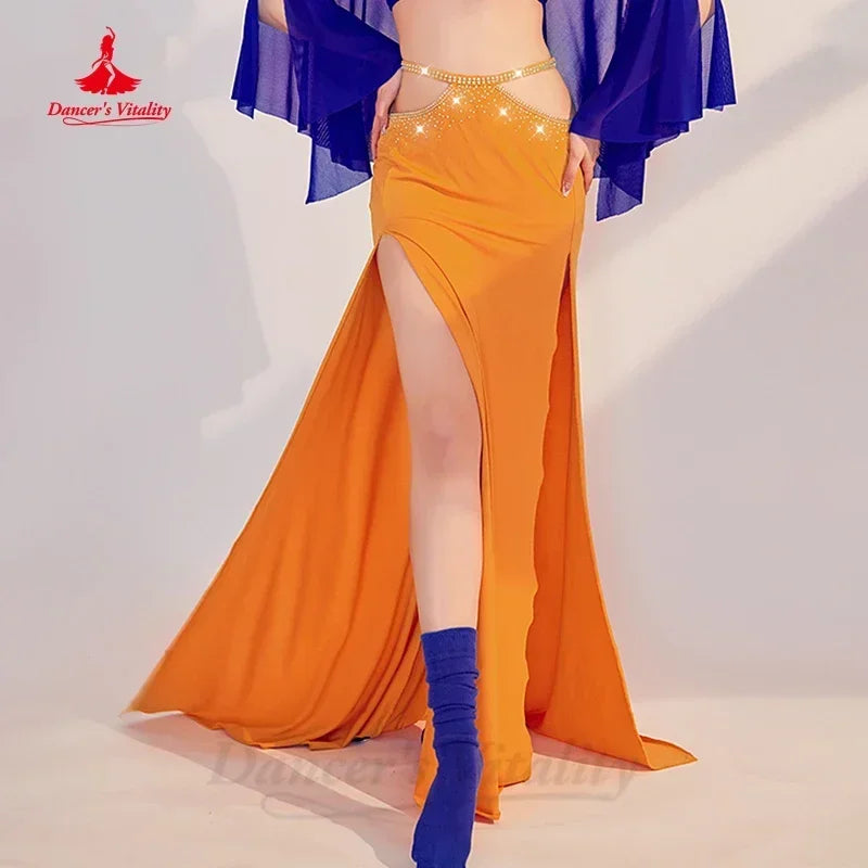 Women's Belly Dance Practice Top and Skirt Set for Class or Performance