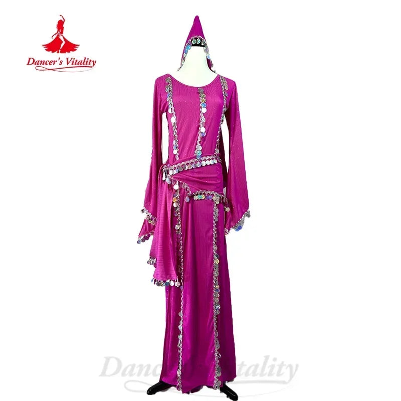 Belly Dance Costume Set With Shaabi, Baladi, Saidi Style For Adults And Kids Performance Competition