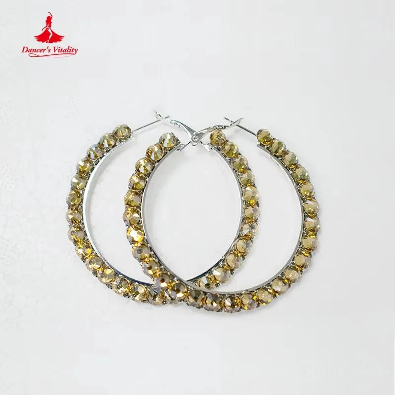 Women's Standard Ballroom Dance Dress With Full Swing Skirt Light Yellow For Competition