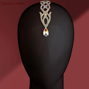 Dance Headpiece Women's Iridescent Crystal Octopus Design Headwear - Latin, Ballroom, Salsa