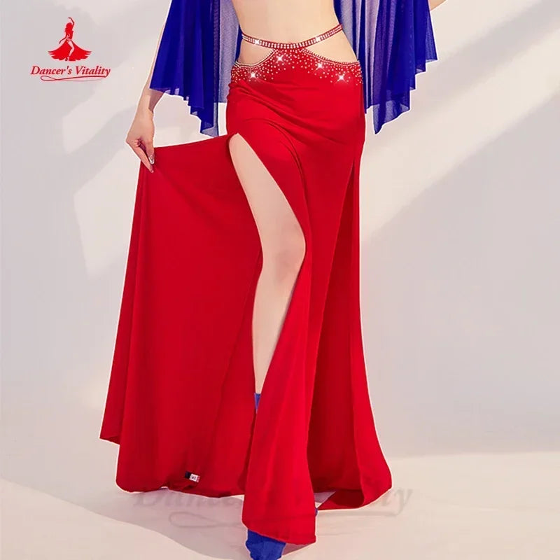 Women's Belly Dance Practice Top and Skirt Set for Class or Performance
