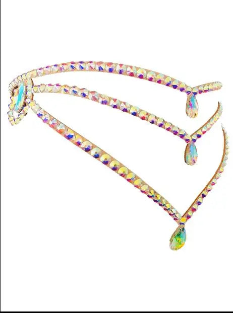 Women's Hot Pink & Yellow Fringe Belly Dance Costume Set with Off-Shoulder Top and High-Slit Skirt