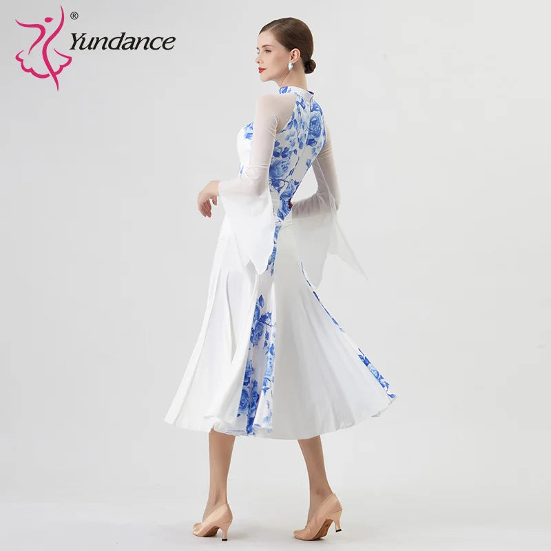 Women's International Standard Ballroom Dance Dress For Stage Performance