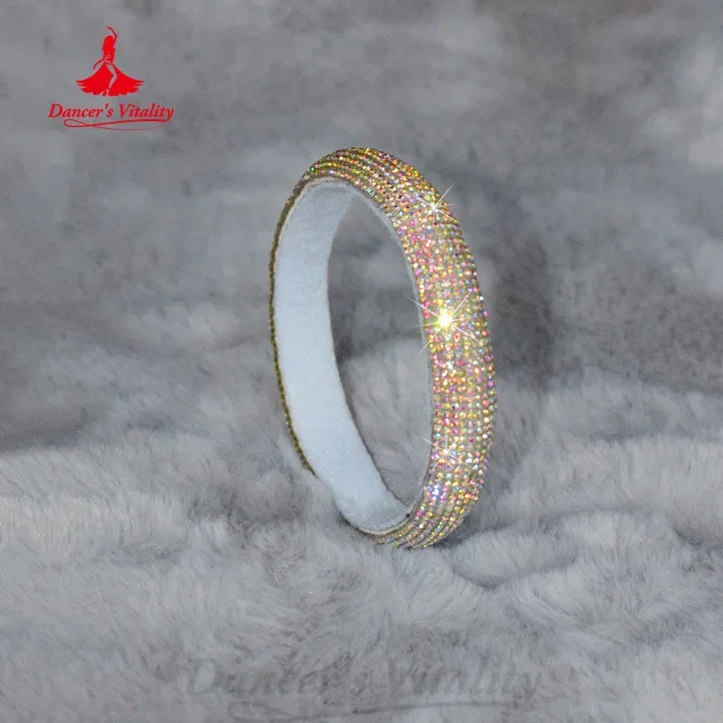 Dance Headband, Women's, Iridescent Rhinestone, Sparkle, Ballroom Dance