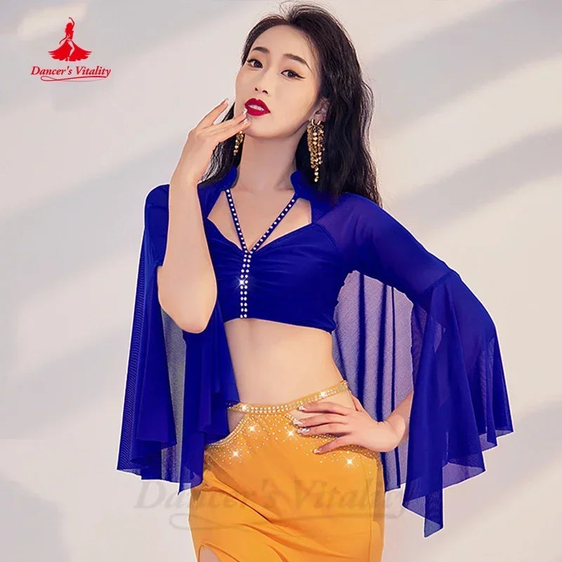 Women's Belly Dance Practice Top and Skirt Set for Class or Performance