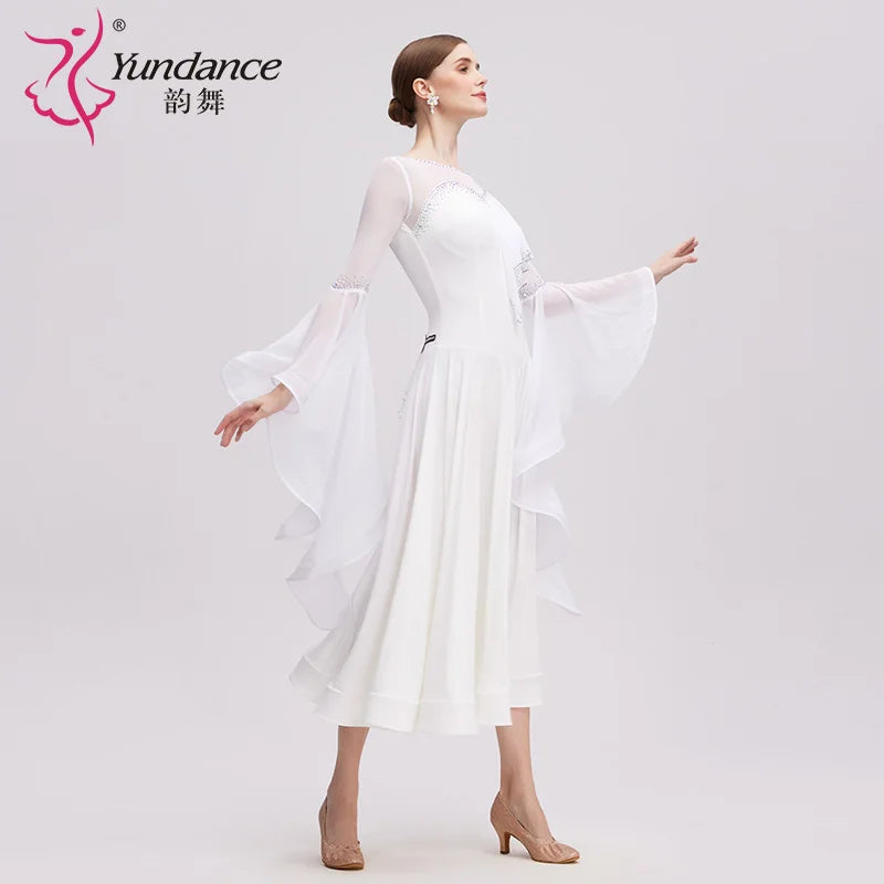Women's Ballroom Waltz Dance Dress For Practice And Performance