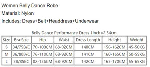 Belly Dance Dress Women's Purple Sequin Cut-Out Slit Maxi Dress with Headband and Jewelry