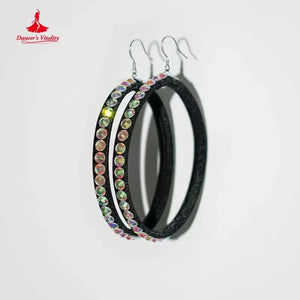 Women's Lime Green Ombre Rhinestone Mesh Latin Dance Dress